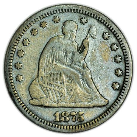 1875 Seated Liberty Quarter (1 of 2)