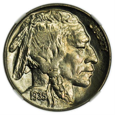 1935 Buffalo Nickel NGC MS-64 (1 of 3)