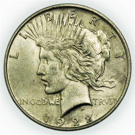 1922 Peace Dollar: 1922 Peace Dollar Estimate: $35