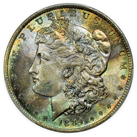 1884-O Morgan Dollar PCGS MS-64 - Attractive Tone (1 of 4)