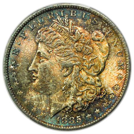 1885-O Morgan Dollar PCGS MS-63 - Attractive Tone (1 of 4)