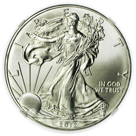 2012 Silver Eagle NGC MS-69 (1 of 3)
