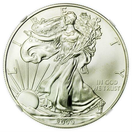 2009 Silver Eagle NGC MS-69 (1 of 3)