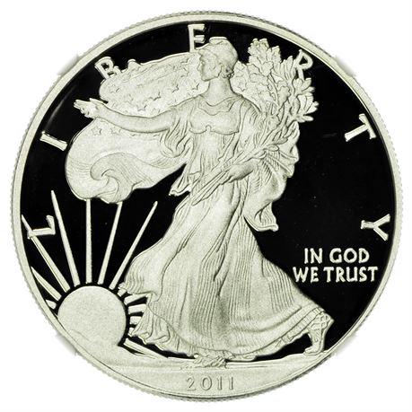 2011-W Silver Eagle 25th Anniversary NGC PF-70 Ultra (1 of 3)
