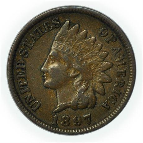 1897 Indian Head Cent (1 of 2)