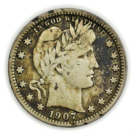 1907 Barber Quarter (1 of 2)