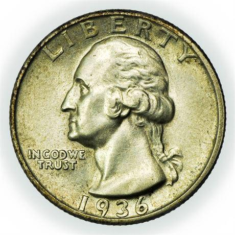 1936 Washington Quarter (1 of 2)