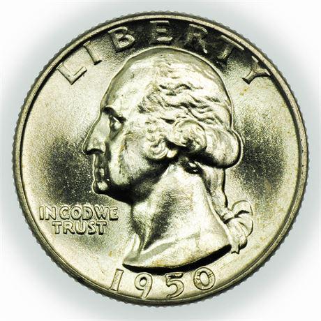 1950 Washington Quarter - High Grade (1 of 2)