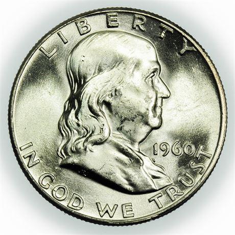 1960 Franklin Half Dollar - High Grade (1 of 2)