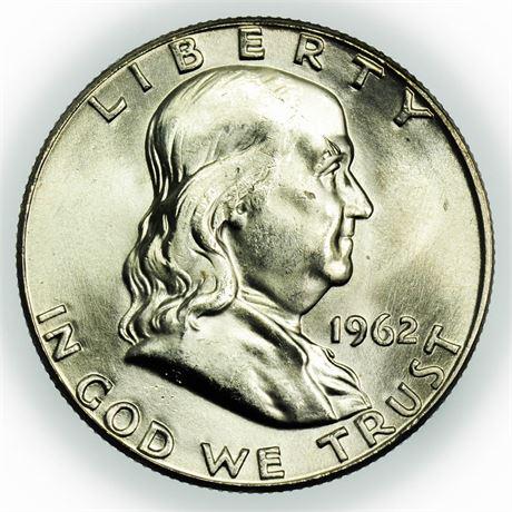 1962 Franklin Half Dollar - High Grade (1 of 2)