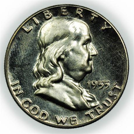 1955 Franklin Half Dollar Proof (1 of 2)