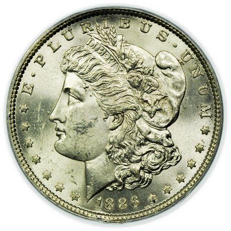 1886 Morgan Dollar PCGS MS-63 (1 of 3)