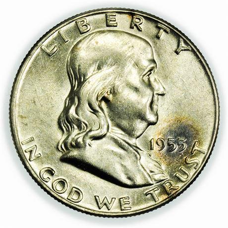 1955 Franklin Half Dollar - High Grade (1 of 2)