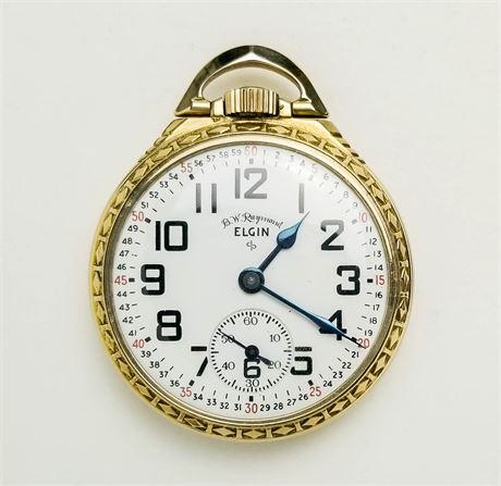 Elgin B.W.  Raymond Pocket Watch Perfect Running (1 of 3)