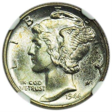 1944 Mercury Dime NGC MS-66 (1 of 3)