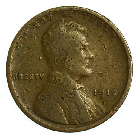 1912-D Lincoln Wheat Cent (1 of 2)