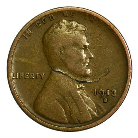 1913-S Lincoln Wheat Cent (1 of 2)