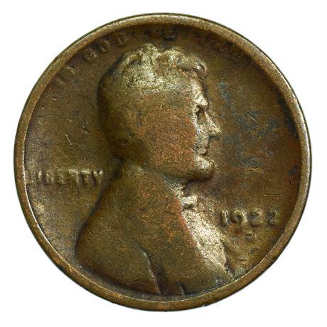 1922-D Lincoln Wheat Cent (1 of 2)