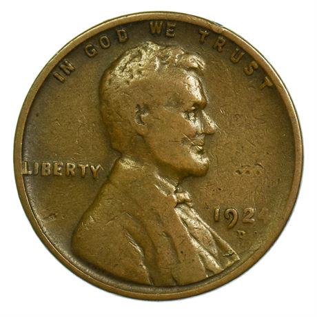 1924-D Lincoln Wheat Cent - High Grade (1 of 2)
