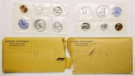1956 and 1957 Proof Sets in Original Packaging (1 of 5)
