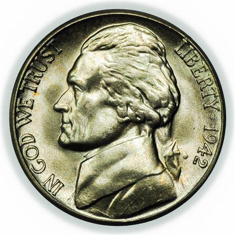 1942-S Jefferson Nickel - High Grade (1 of 2)