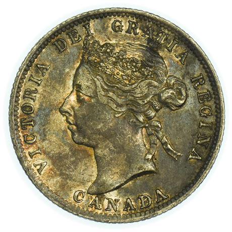 CANADA. KM#5 1900 25 Cents: CANADA. KM#5 1900 25 Cents Estimate: $200