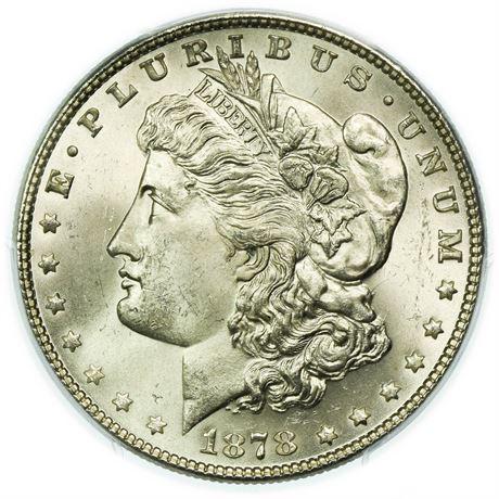 1878 7TF Reverse '78 Morgan Dollar PCGS MS-64 CAC (1 of 3)