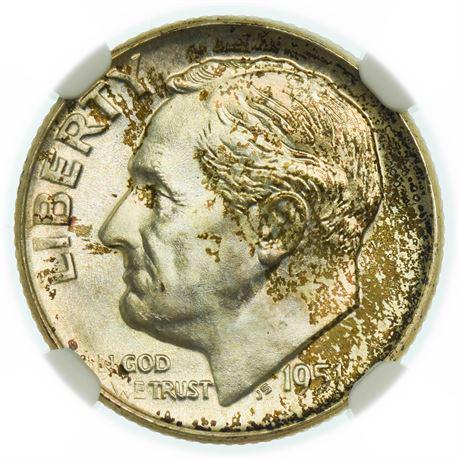 1951-D Roosevelt Dime NGC MS-66 (1 of 4)