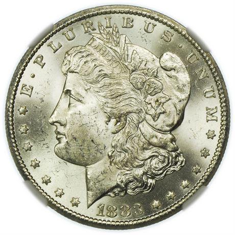 1883-CC Morgan Dollar NGC MS-62 (1 of 3)