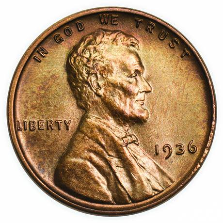 1936 Lincoln Wheat Cent - High Grade (1 of 2)
