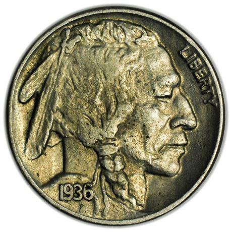 1936 Buffalo Nickel  - High Grade (1 of 2)