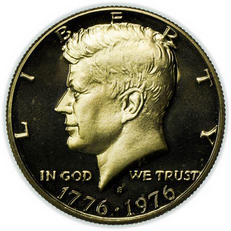 1976-S Proof Kennedy Half Dollar (1 of 2)