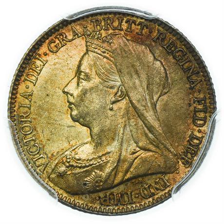 GREAT BRITAIN. 1897 Sixpence PCGS MS-62 (1 of 5)