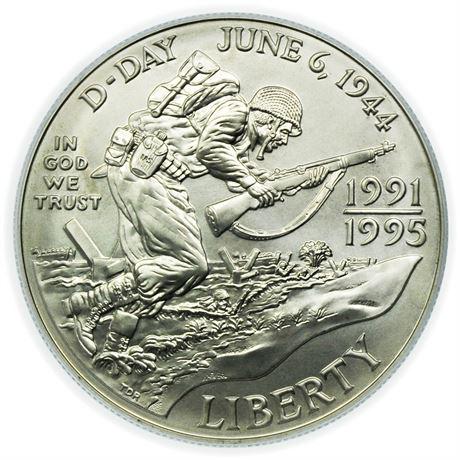 1991-95- D Commemorative World War II Dollar PCGS MS-69 (1 of 3)