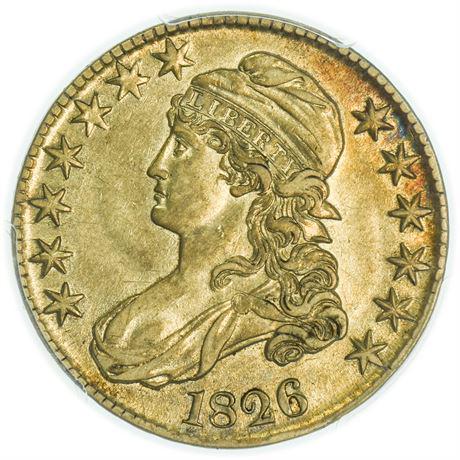 1826 Capped Bust Half Dollar PCGS AU-53 (1 of 5)