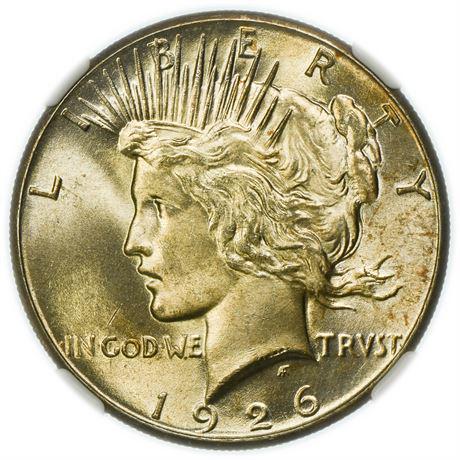 1926 Peace Dollar NGC MS-65 (1 of 3)