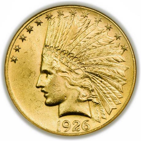 1926 $10 Indian Head Gold Eagle NGC MS-63 (1 of 3)