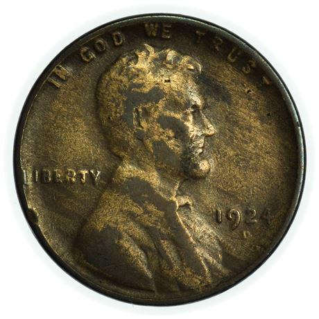 1924-D Lincoln Wheat Cent (1 of 2)