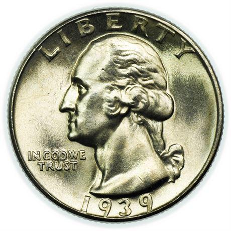 1939-D Washington Quarter (1 of 2)