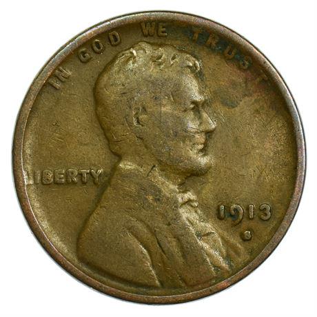 1913-S Lincoln Wheat Cent (1 of 2)