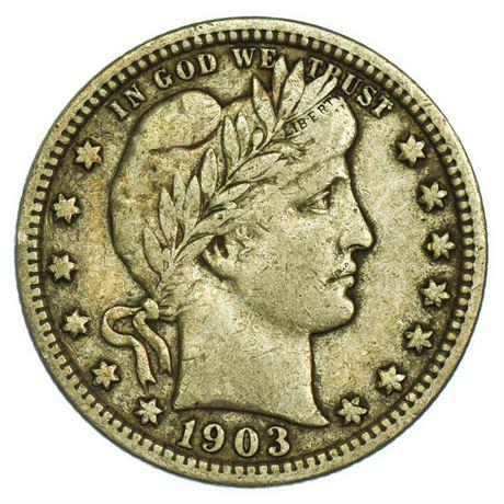 1903 Barber Quarter (1 of 2)