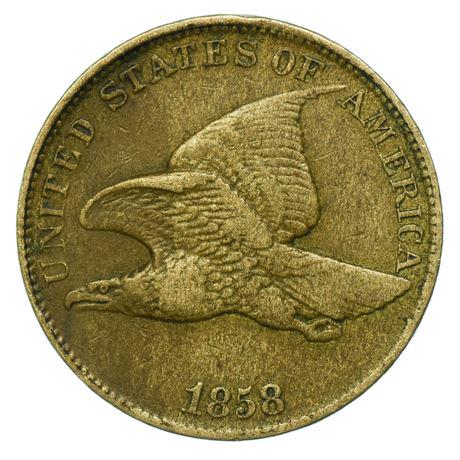 1858 Flying Eagle Cent Large Letters (1 of 2)