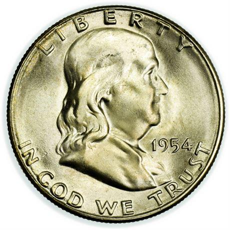 1954-S Franklin Half Dollar FBL (1 of 3)