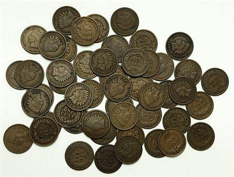 Roll of Circulated Indian Head Cents (1 of 3)