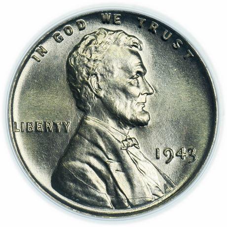 1943 Steel Lincoln Wheat Cent PCGS MS-67 (1 of 3)
