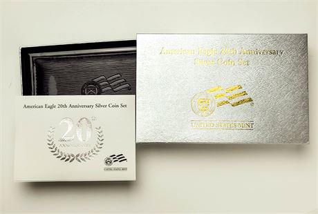2006 20th Anniversary Silver Eagle Three Coin Set (1 of 3)