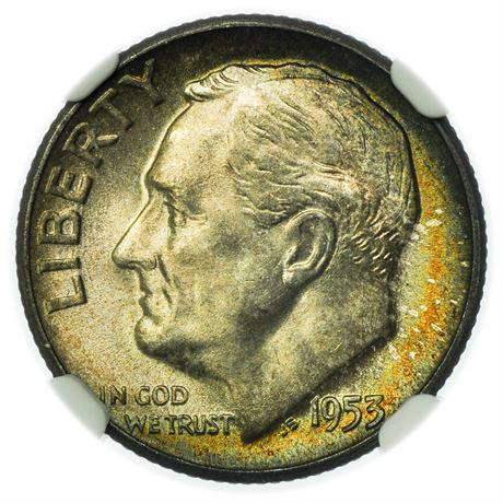 1953-S Roosevelt Dime NGC MS-67 (1 of 4)