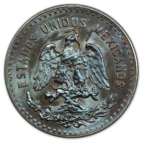 MEXICO. 1927-MO Five Cents NGC MS-64 BN (1 of 5)