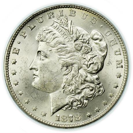 1878 7TF Morgan Dollar PCGS MS-62 Reverse 78 VAM High 1 (1 of 3)