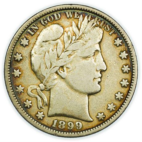 1899 Barber Half Dollar (1 of 4)